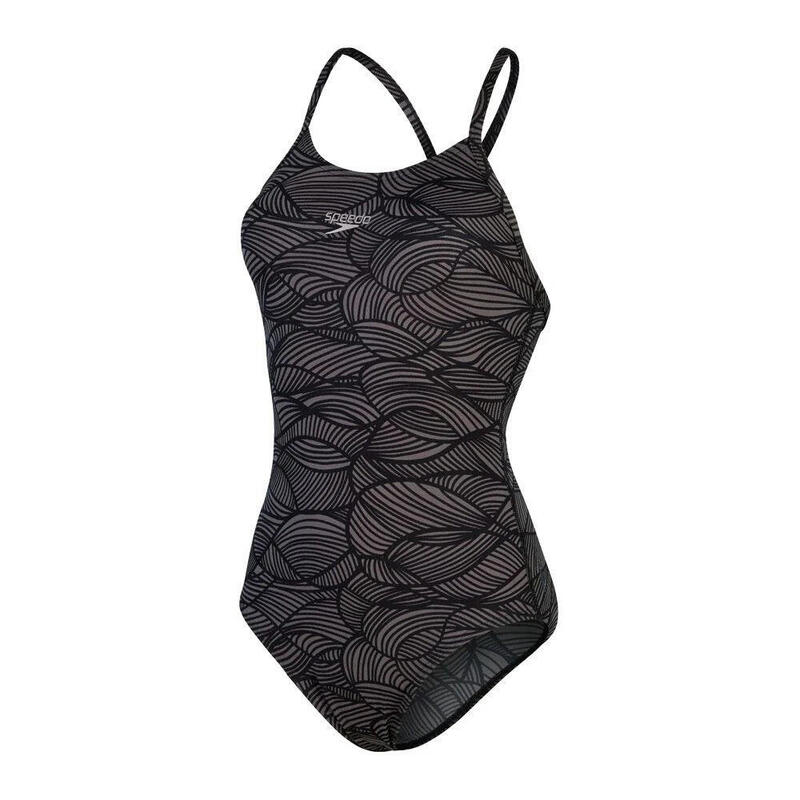 Speedo Maillot de bain croisé fixe allover