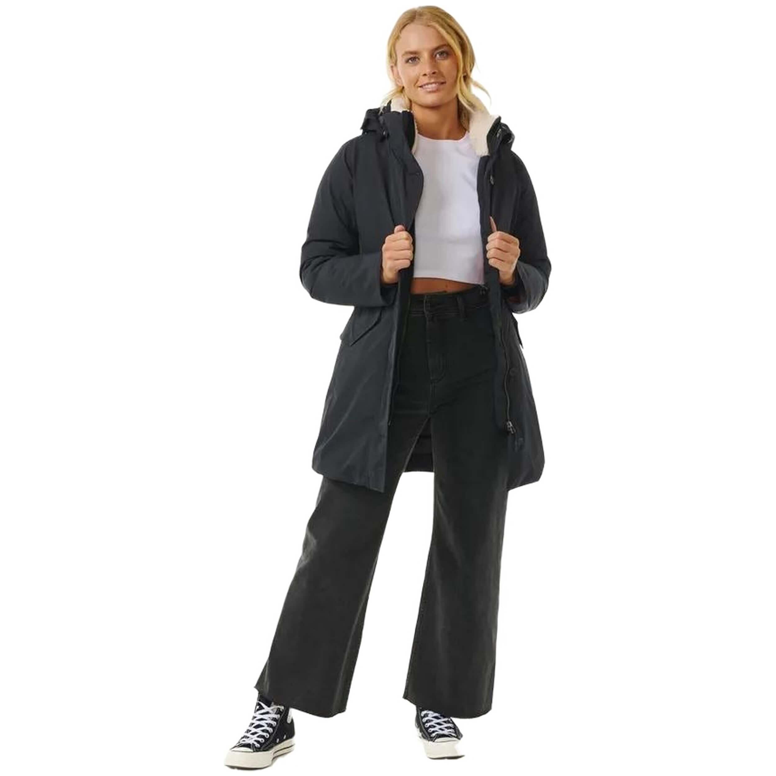 Veste Rip curl ANTI-SERIES RAIN PARKER pour femmes 4/5