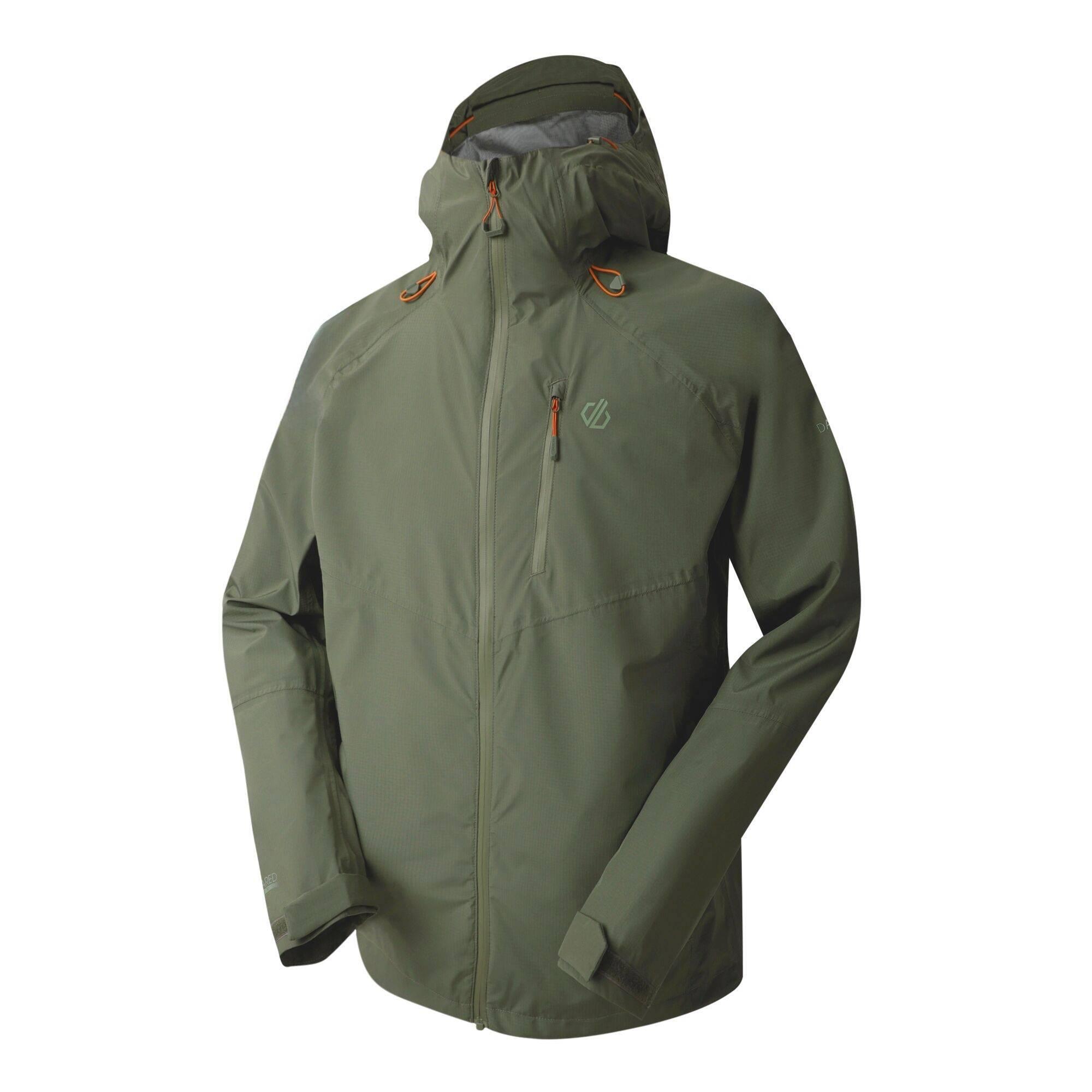 Mens Breathe Out Waterproof Jacket (Olivine Green) 3/5
