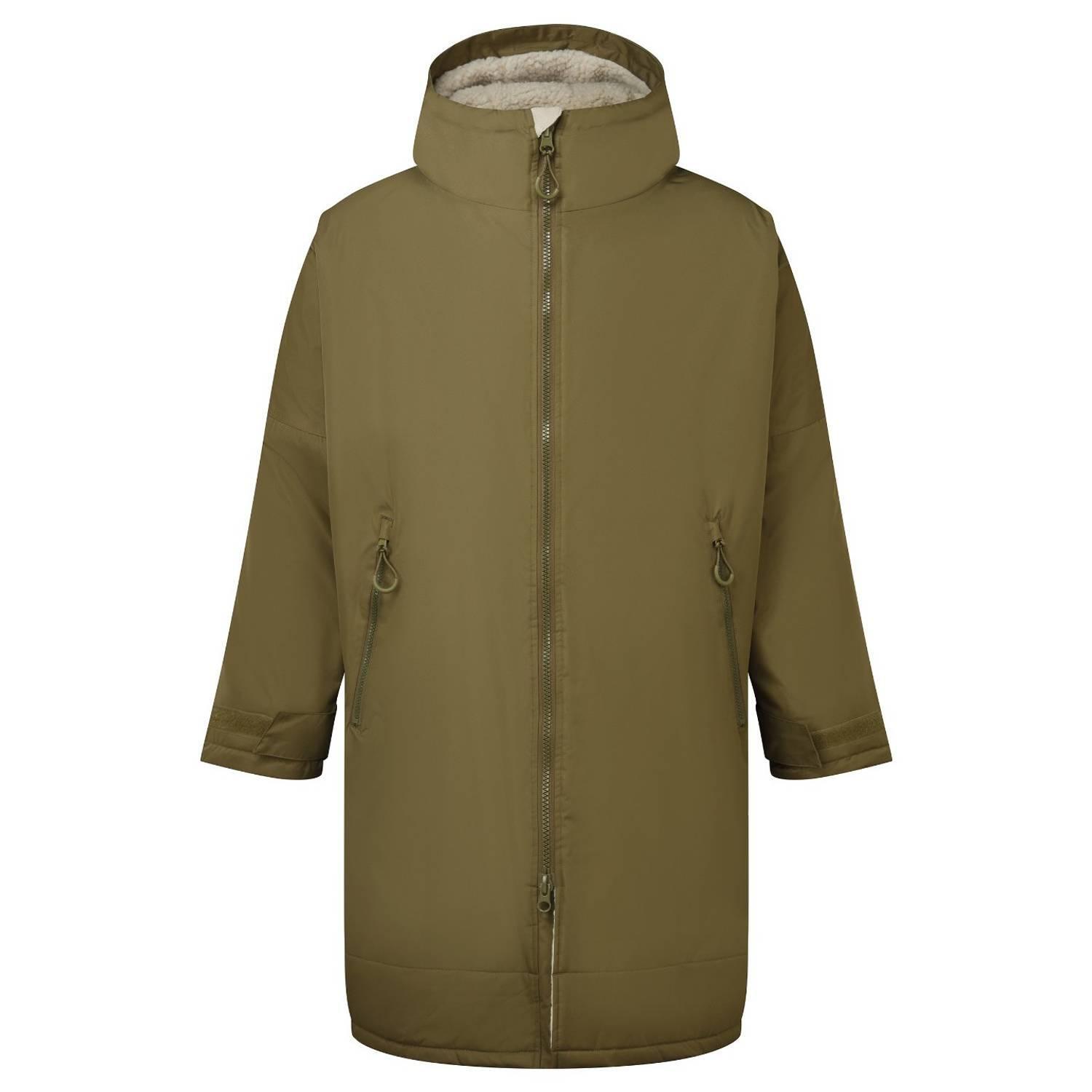 TRIDRI Unisex Adult Waterproof Changing Robe (Olive/Cool)