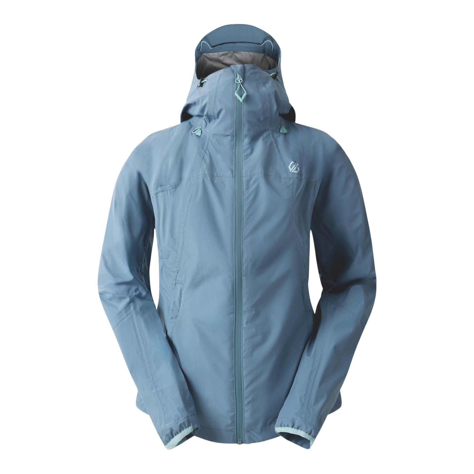 DARE 2B Dames Breathe Easy Waterdichte Jas (Element Grijs)