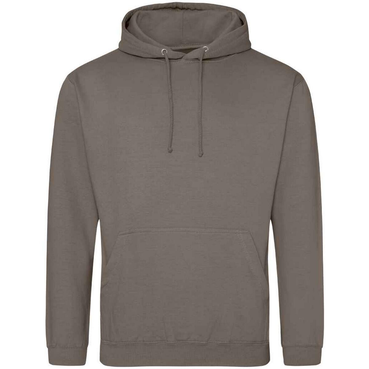AWDIS Unisex College Hooded Sweatshirt / Hoodie (Cool Clay)