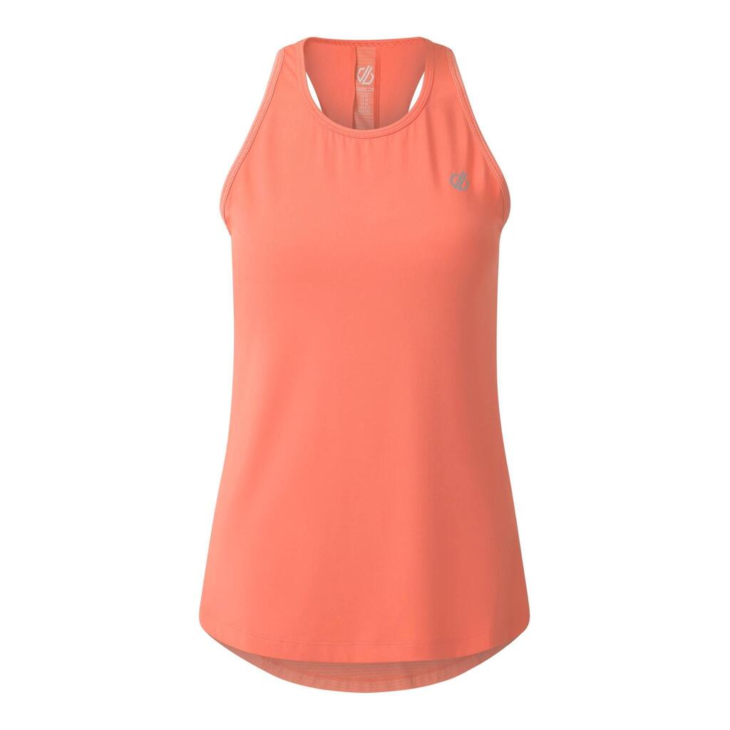 Womens/Ladies Gravitate Tank Top (Peach Bloom)