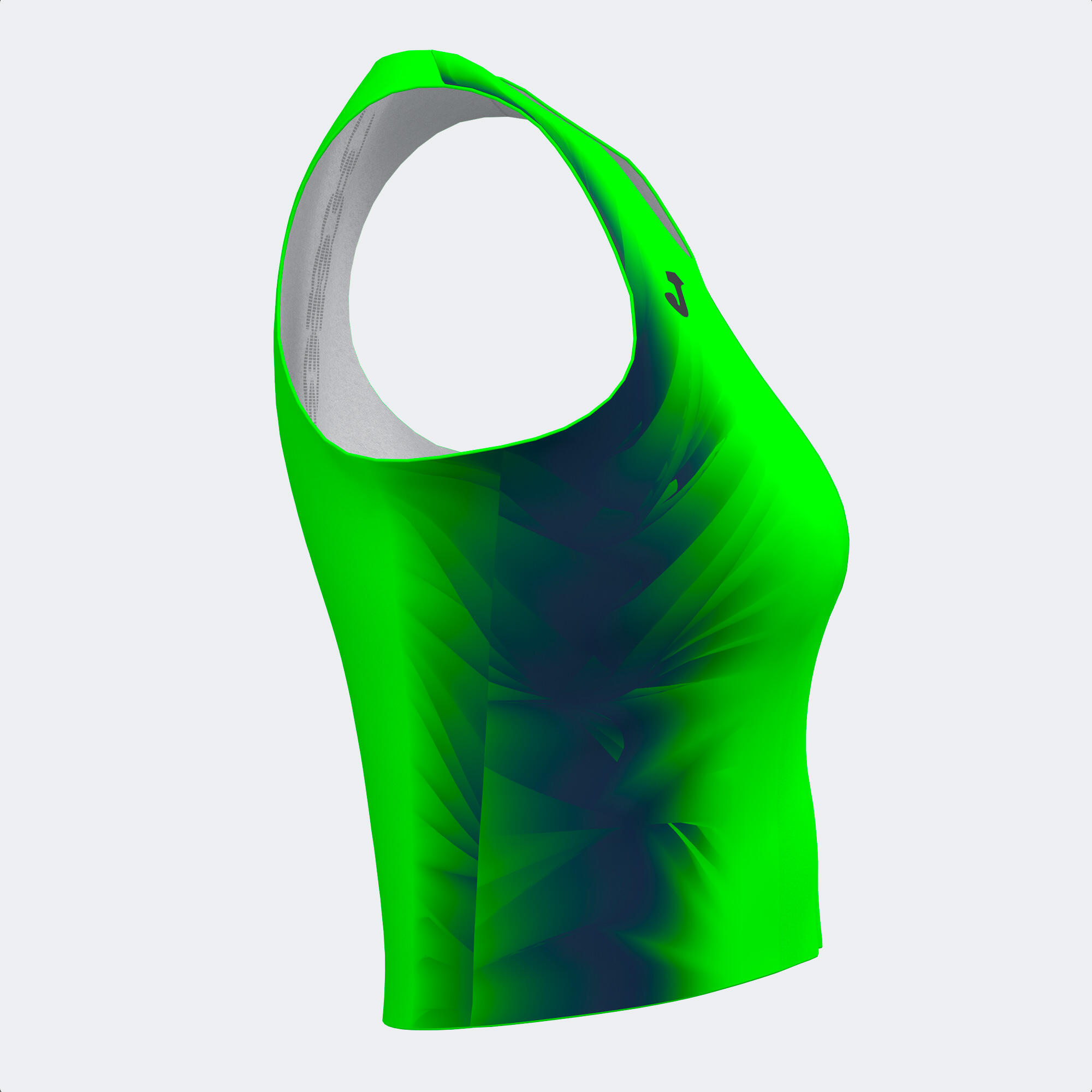 Top Running Femme Joma Elite XI Vert Fluo 2/4