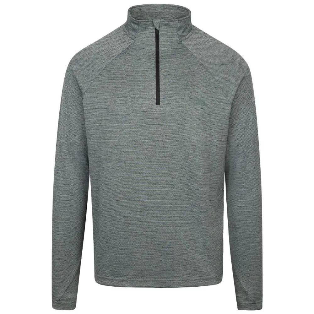 TRESPASS Mens Valin LongSleeved Top (Green Willow Marl)