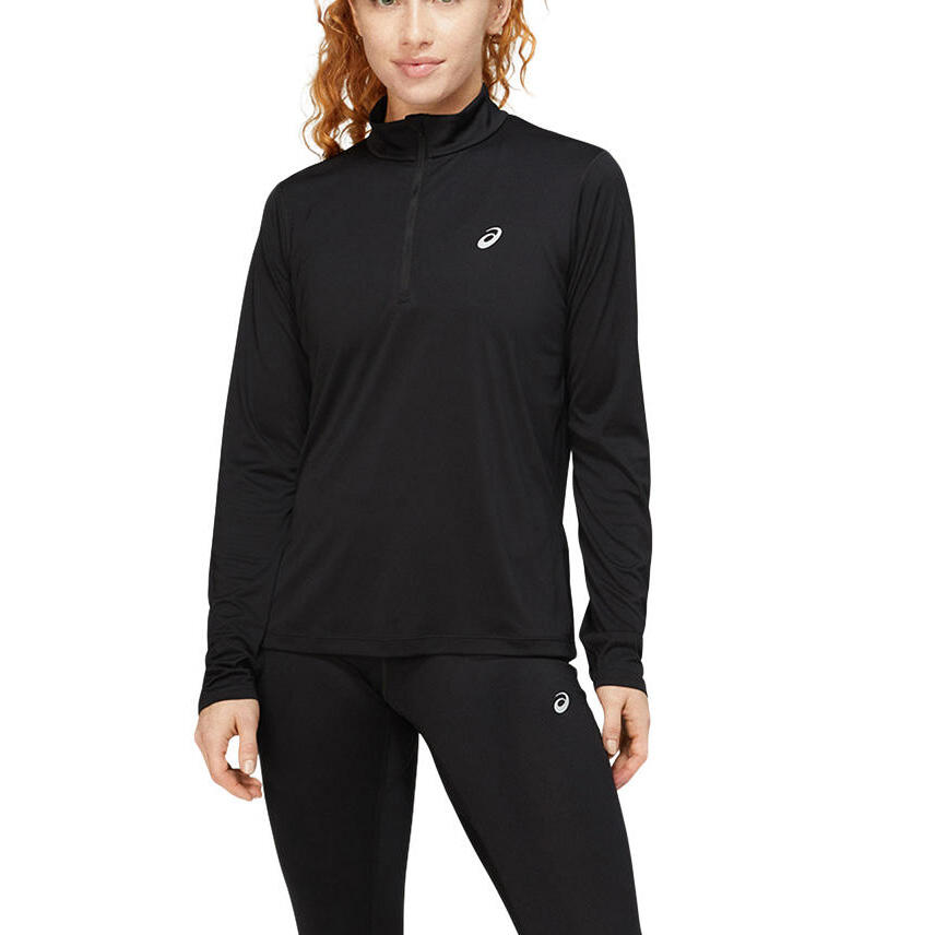 Women's Silver 1/2 Zip Top 1/6