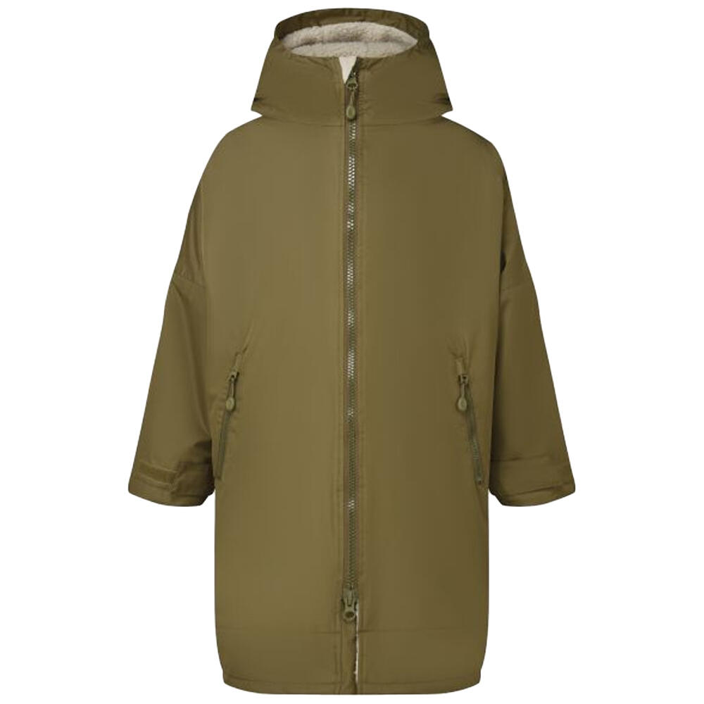 TRIDRI Vestaglia Che Cambia Bambini TriDri Verde Oliva Naturale