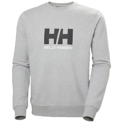 Sudadera Gris Helly Hansen HH Logo Crew Sweat Grey Melang