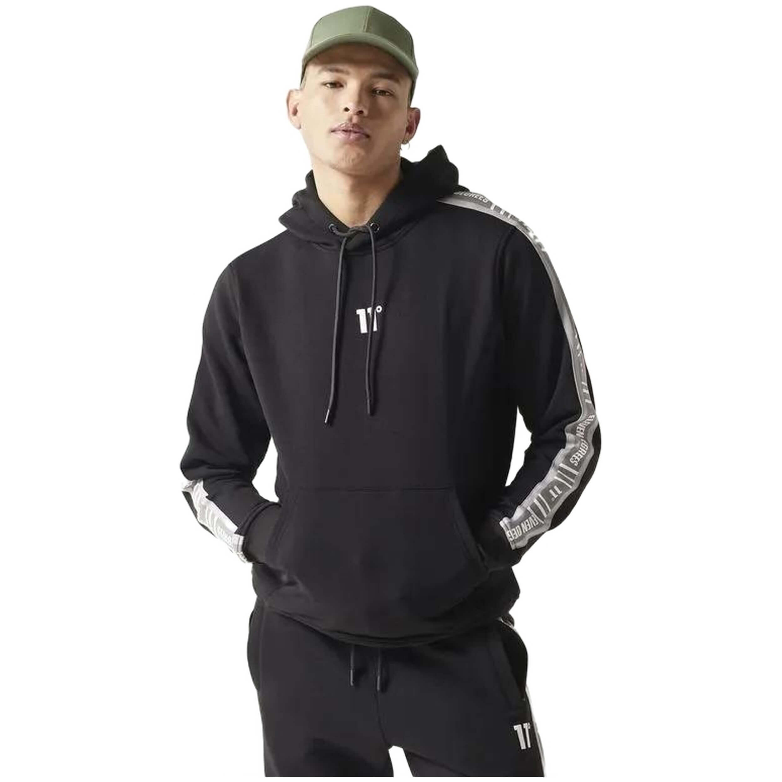 Sweat à capuche 11 degrees modèle 11D3797-001 pour homme 1/2