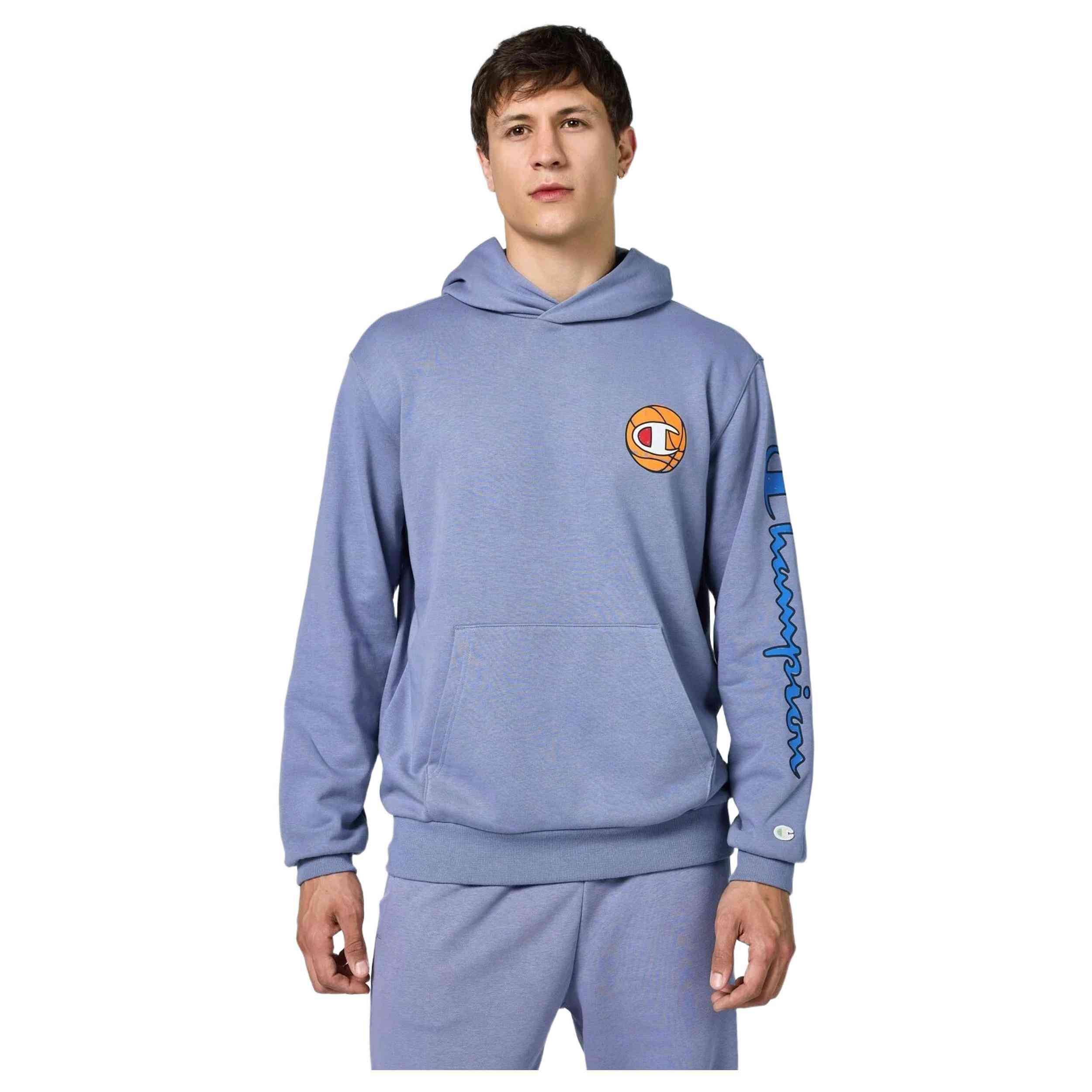 Champion - Sweat À Capuche Champion Modèle 219785-bs160 Pour Homme - Sweat-shirt - Violet - Decathlon