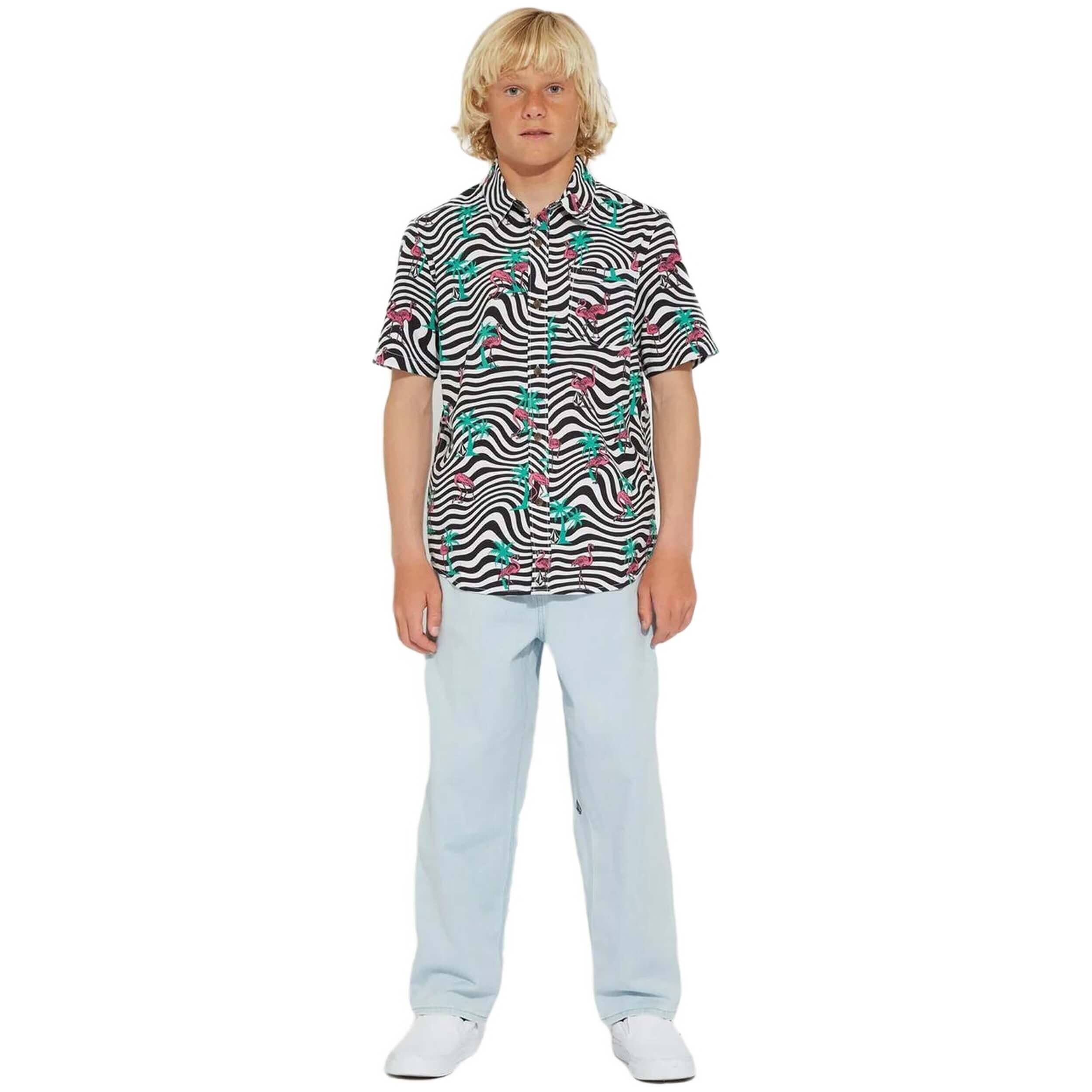 Sweat à capuche Volcom modèle C0412330_WHT pour enfants 4/5