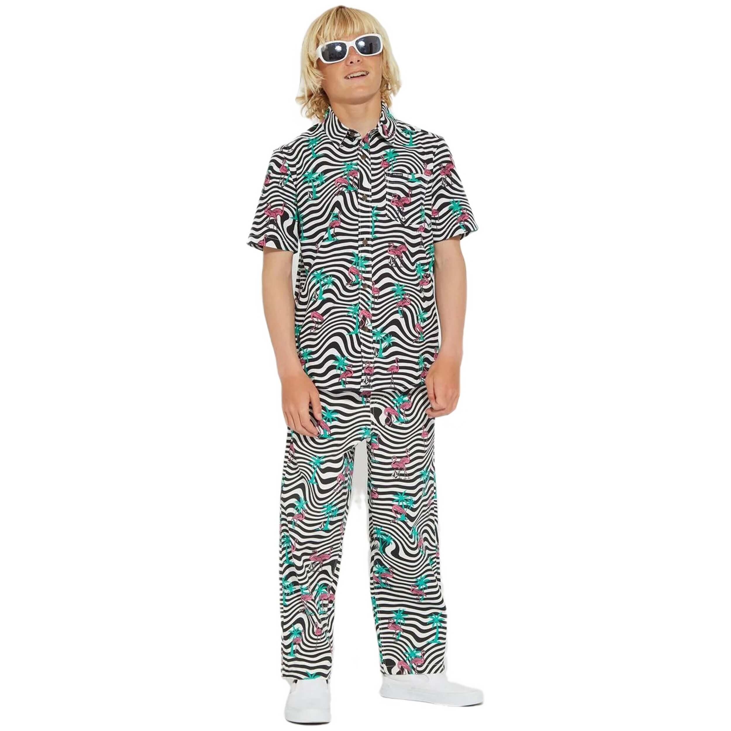 Sweat à capuche Volcom modèle C0412330_WHT pour enfants 5/5