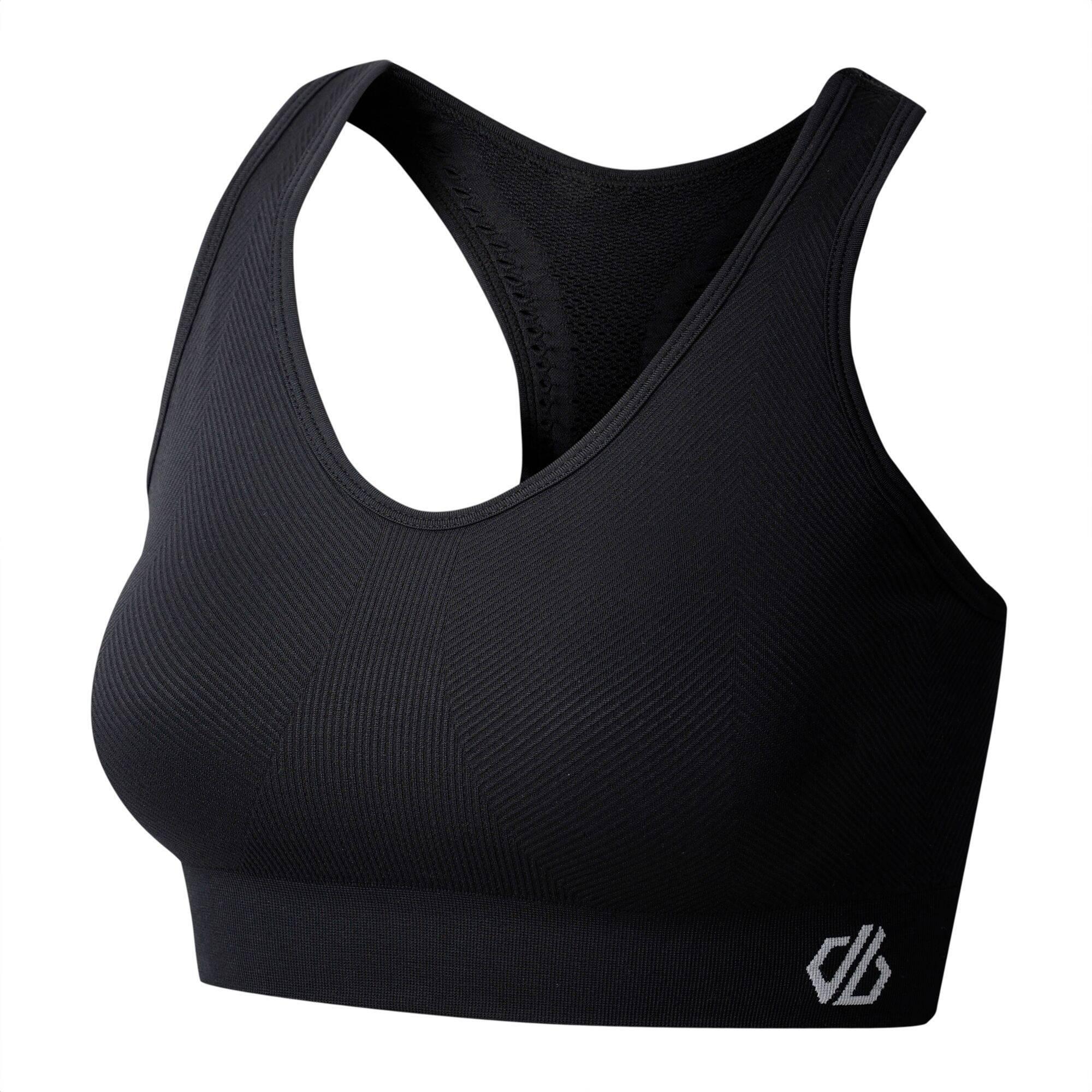 Reggiseno Sportivo Donna Dare 2B React Nero 3/4