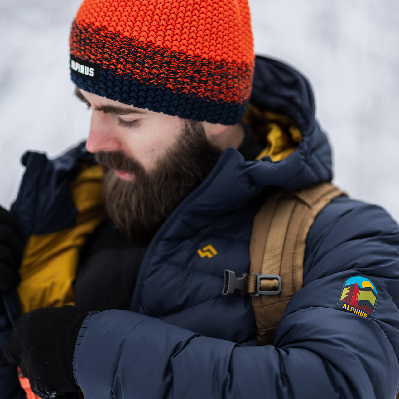 Doudoune en duvet de trek montagne Alpinus Monviso - Homme 6/7