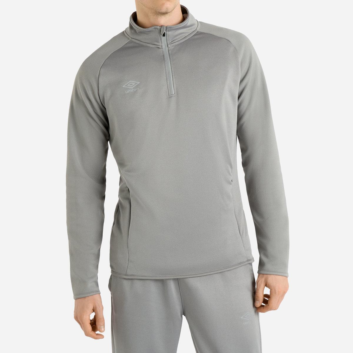 UMBRO Mens Sportswear Quarter Zip Sweatshirt (Griffin)