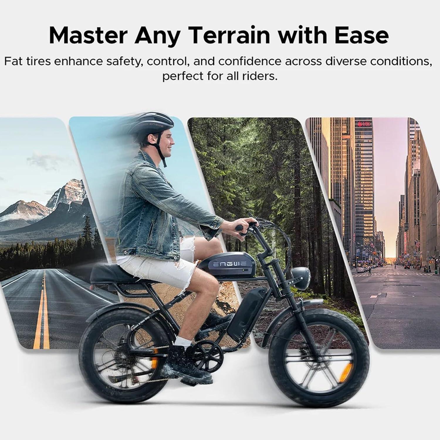 VTT électrique ENGWE M1 20'' avec batterie 48V 28.6AH 7/7