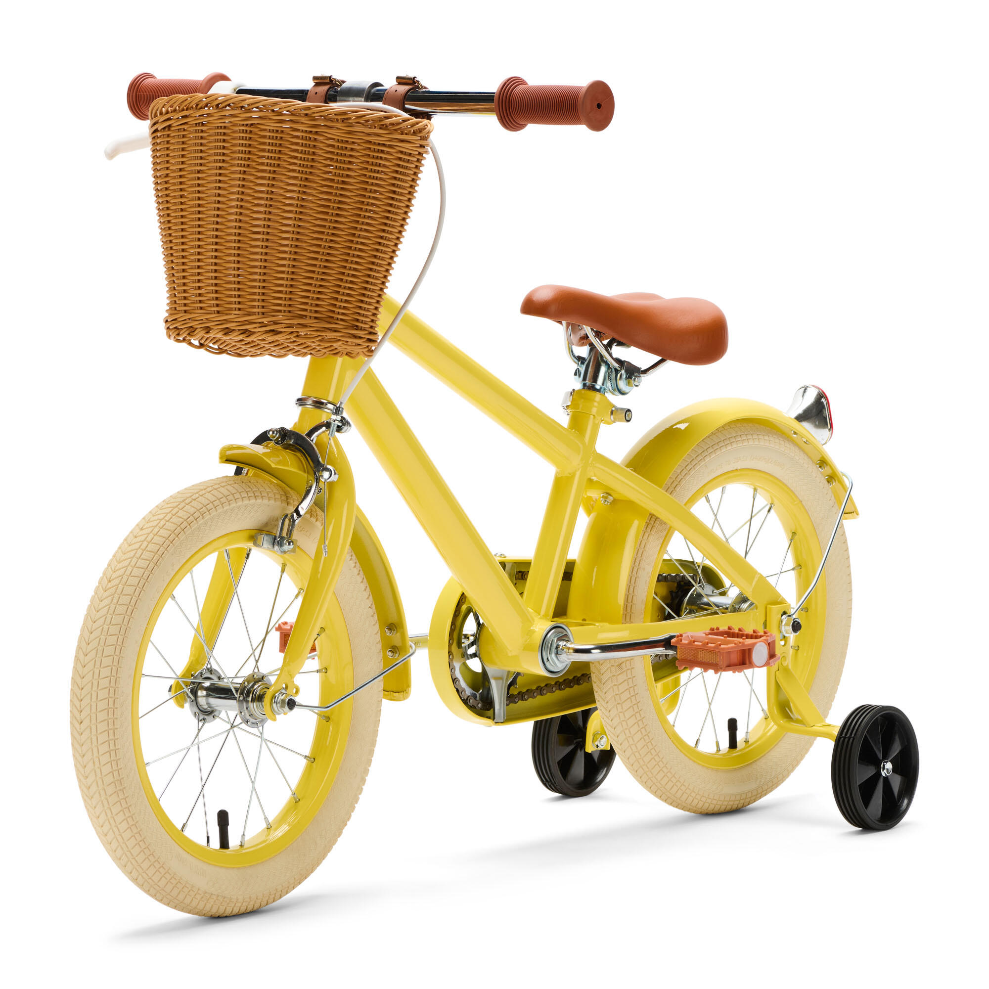 Generation Retro 14 pulgadas Amarilla – Bicicleta Infantil con Cestita 2/4