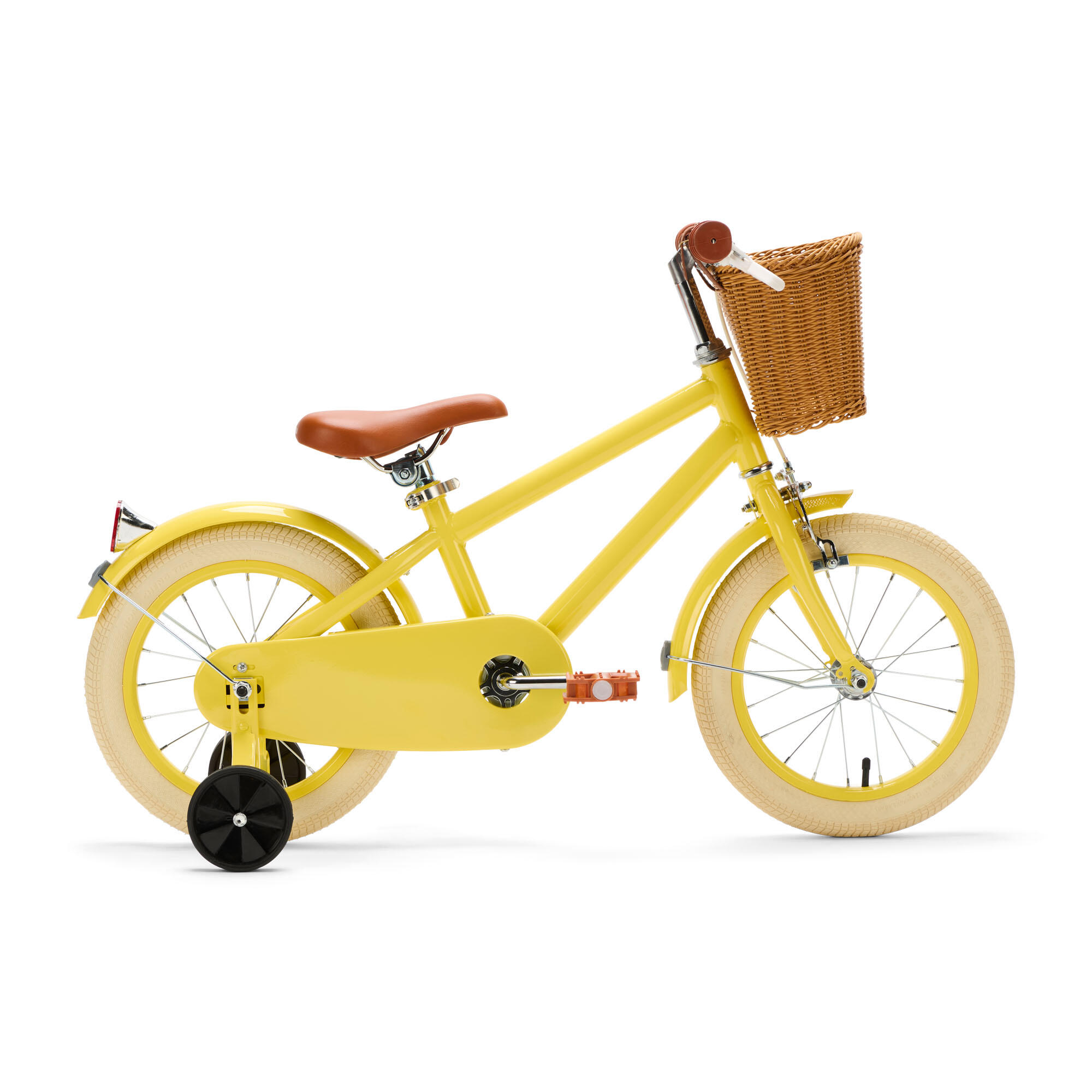 GENERATION Generation Retro 14 inch Geel – Kinderfiets met Mandje