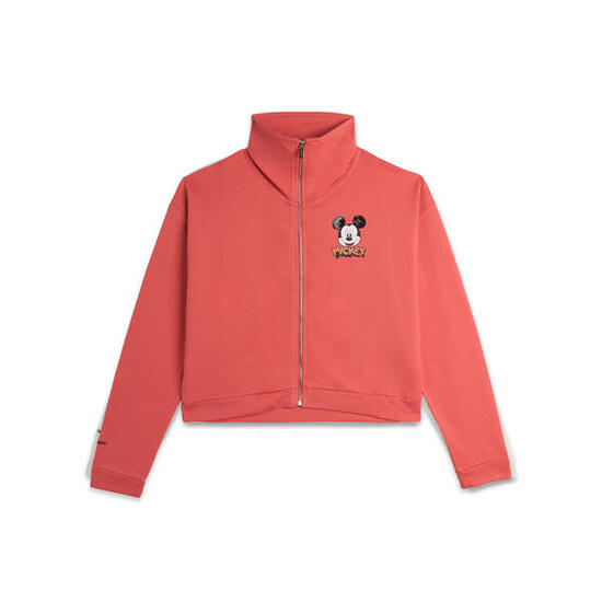 Felpa collo alto e zip comfort fit Mickey Mouse