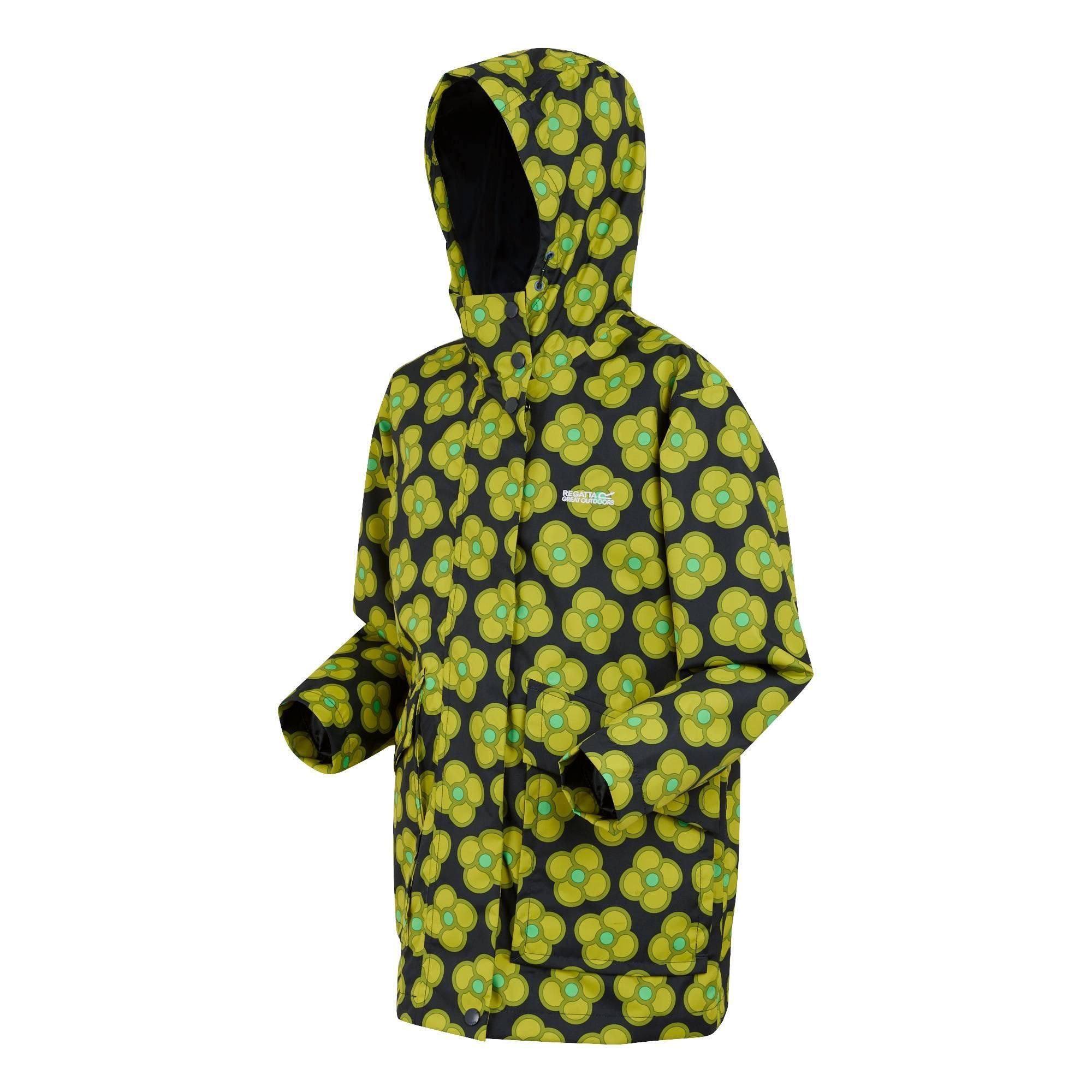 "Orla Kiely Swing" Jacke, wasserfest für Kinder Marineblau 3/4