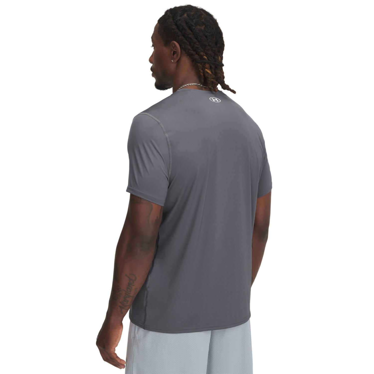 Unisex Adult HeatGear TShirt (Castle Rock Grey) 2/3
