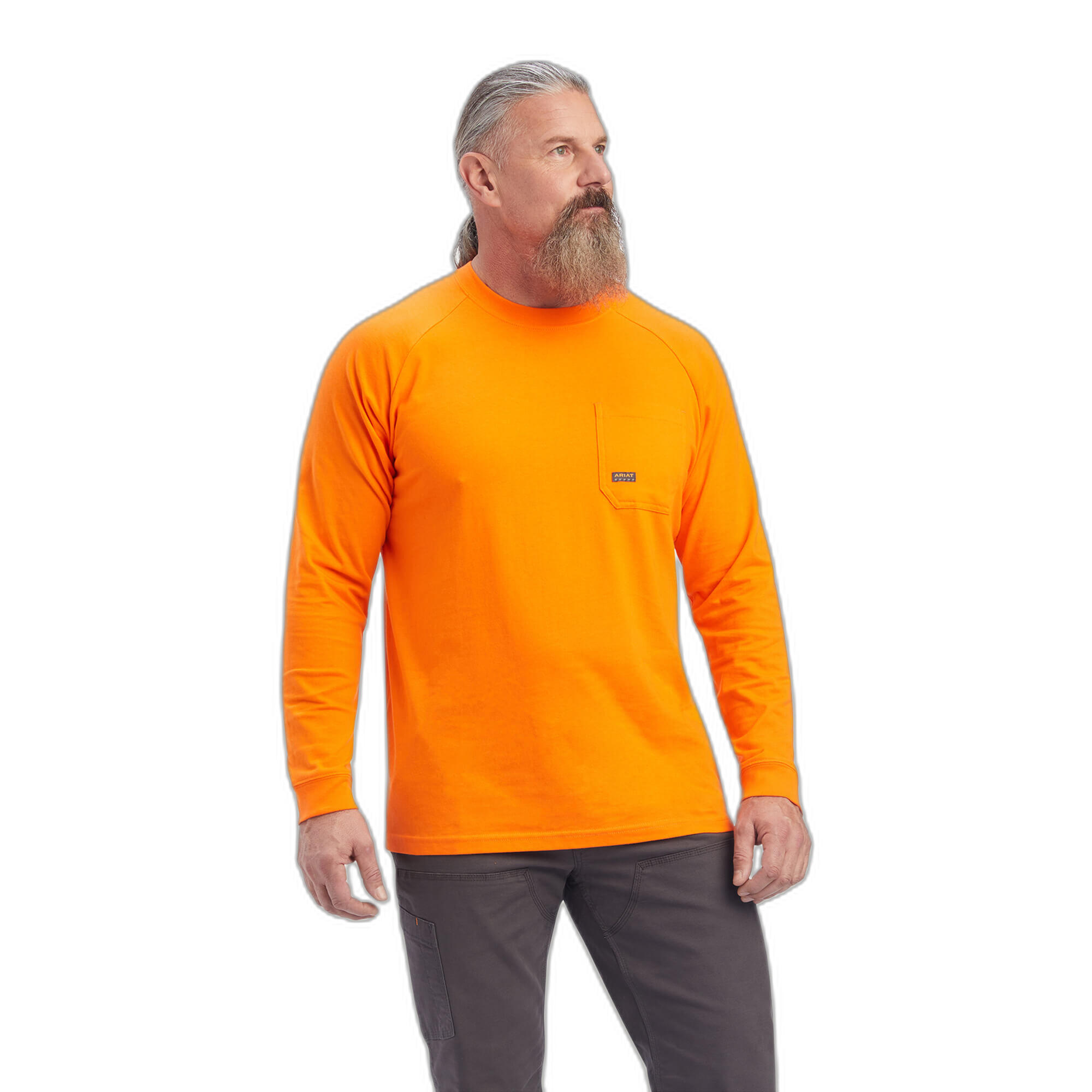 ARIAT Long sleeve T-shirt Ariat Rebar Cotton Strong