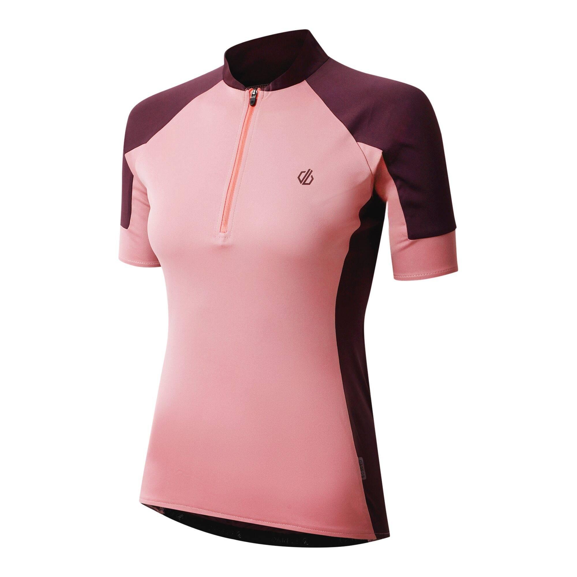 Womens/Ladies Flutter Jersey (Deep Plum/Lilas) 3/4