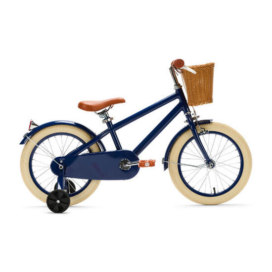 Rower dziecięcy Generation Retro 16 cali Ciemnoniebieski z koszem