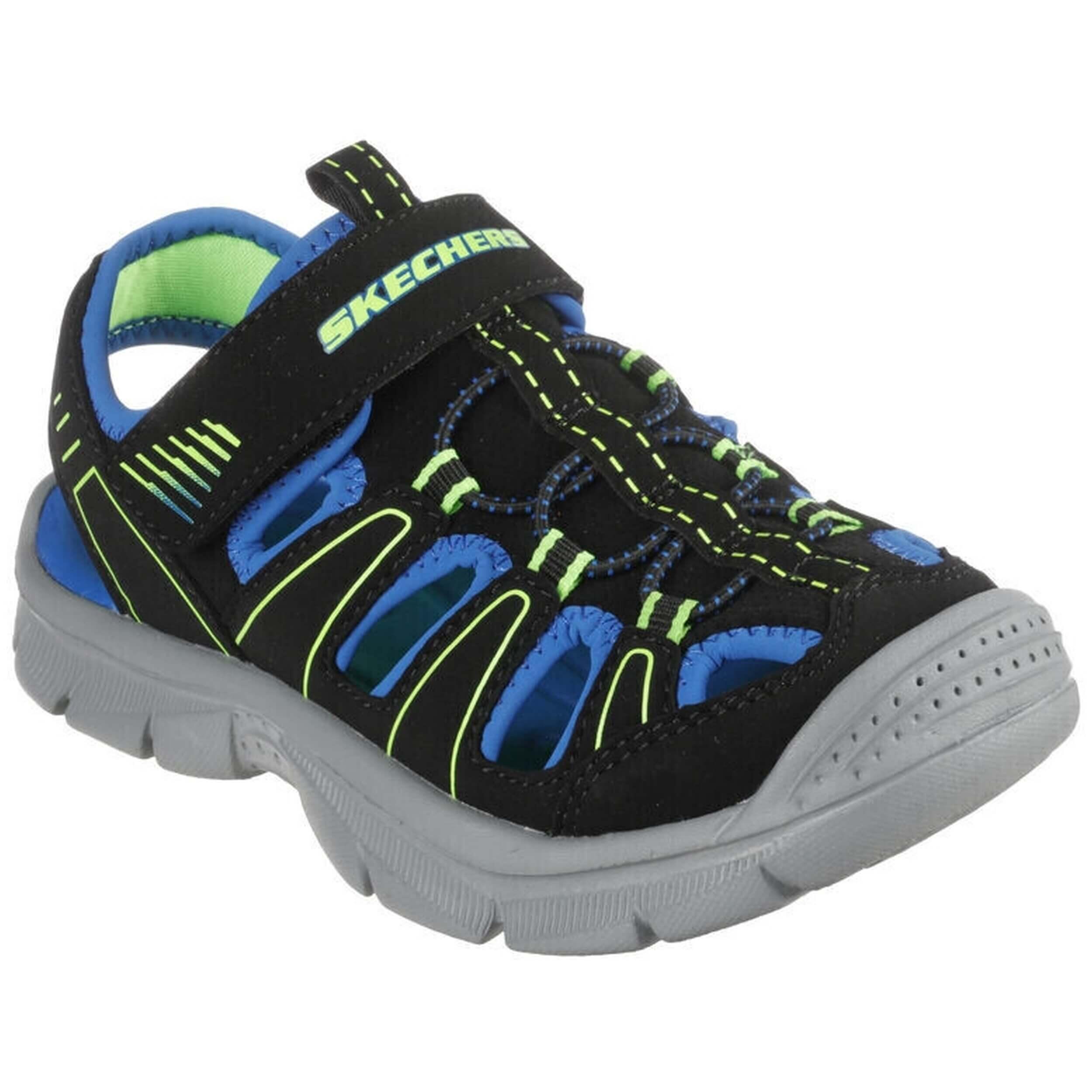 Sandali Skechers modello 406520L-BBLM per ragazzi 5/5