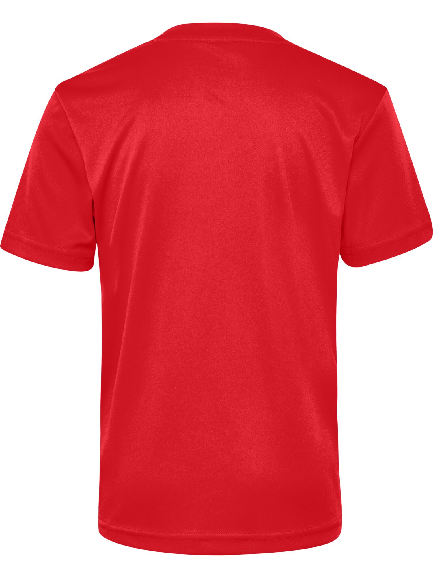 Hummel Koszulka poliestrowa sportowa Poly Logo Jersey Kids 3/4