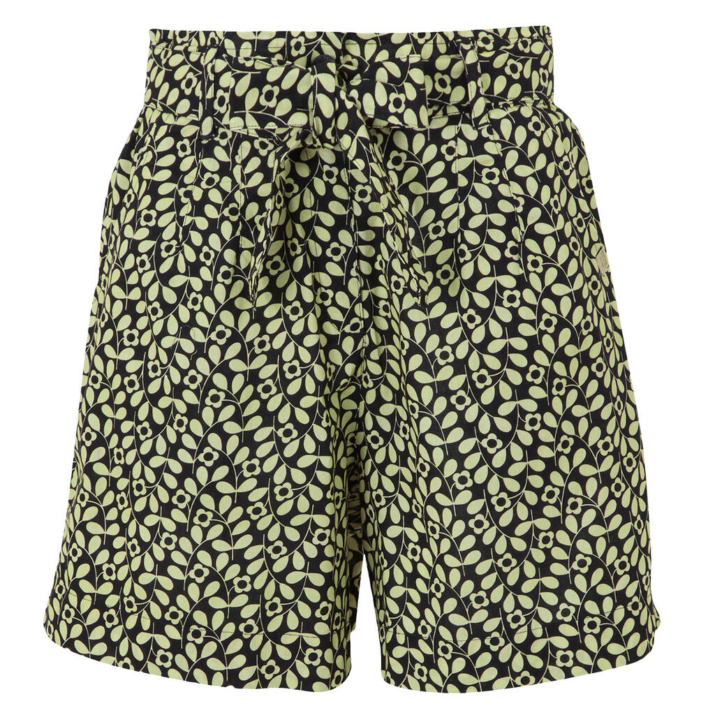 Womens/Ladies Orla Kiely II Jasmine Flower Summer Shorts (Black)
