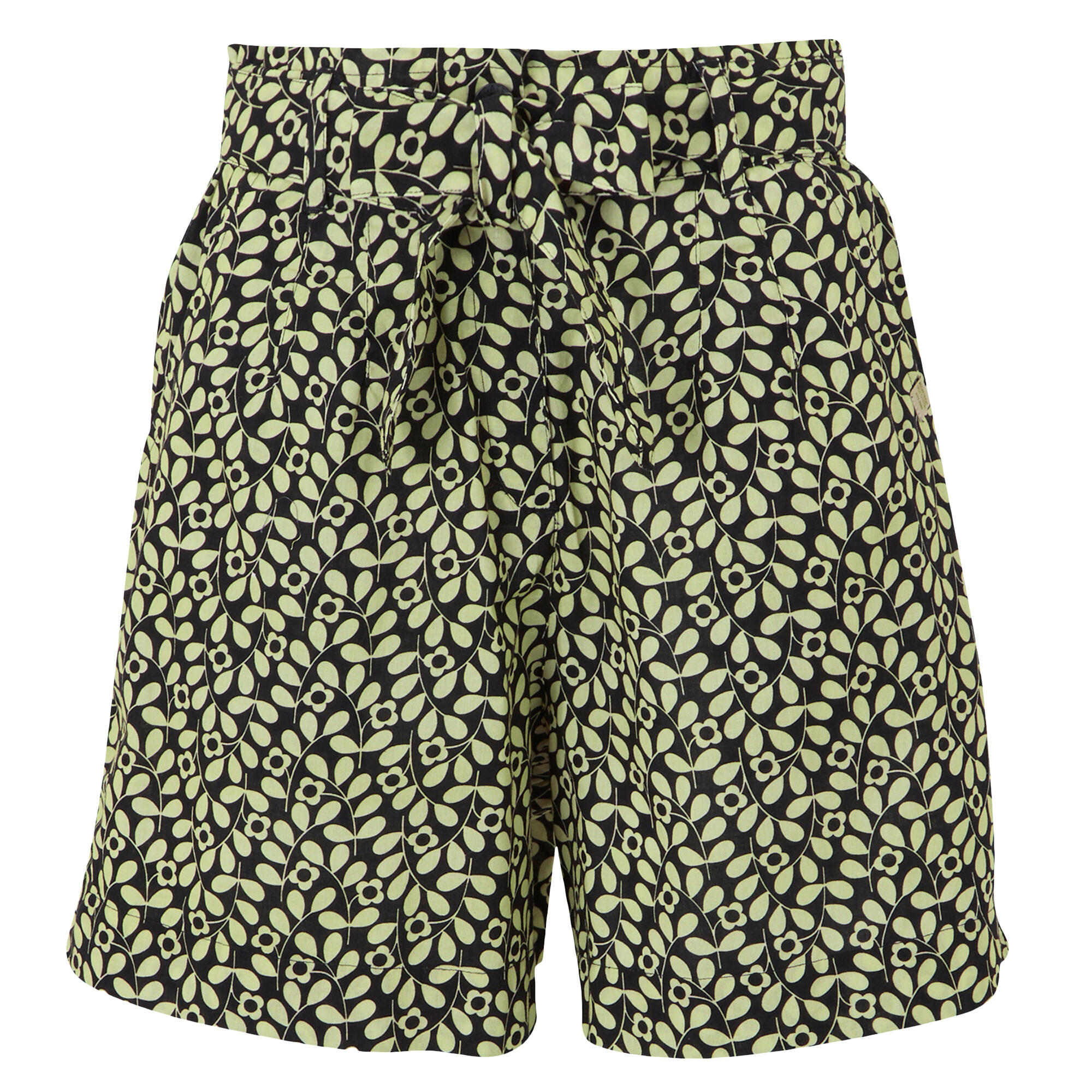REGATTA Womens/Ladies Orla Kiely II Jasmine Flower Summer Shorts (Black)