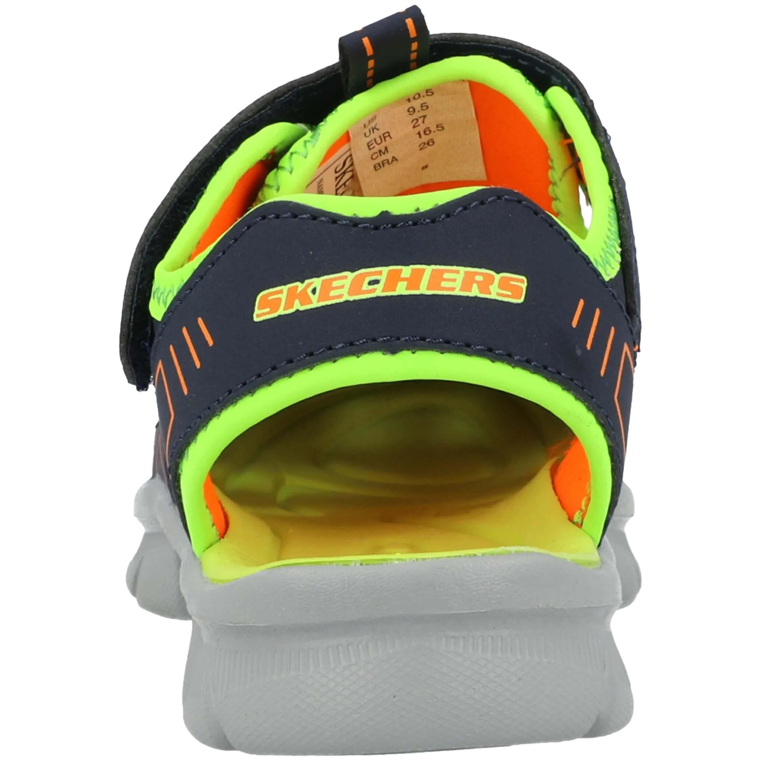 Sandali Skechers modello 406520L-NVLM per unisex ragazzi 5/5