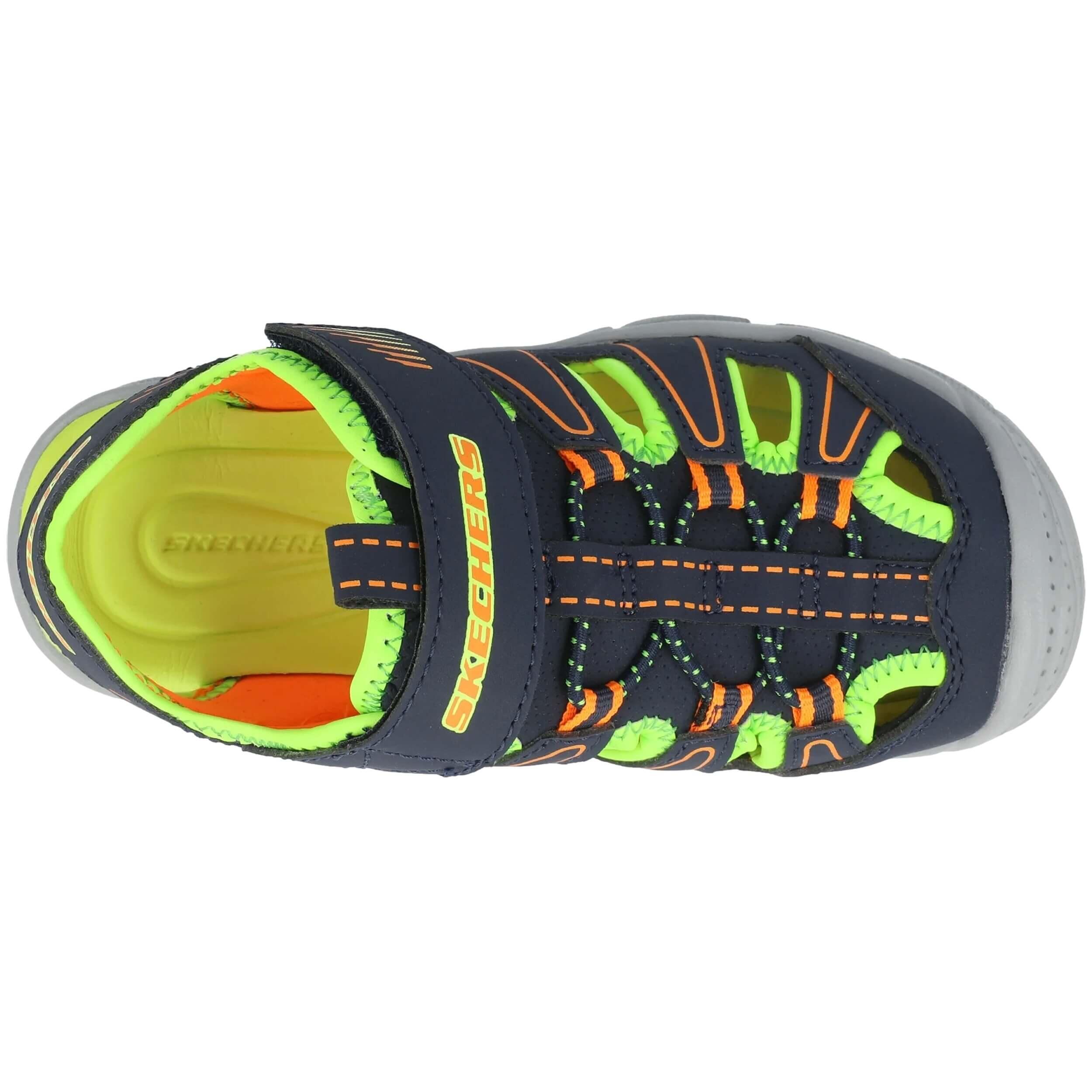 Sandali Skechers modello 406520L-NVLM per unisex ragazzi 3/5