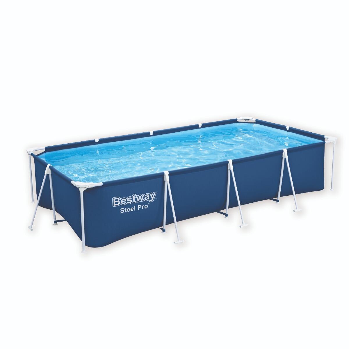 BESTWAY Bestway Steel Pro Pool Set, 13' x 7' Swimming Pool, Blue