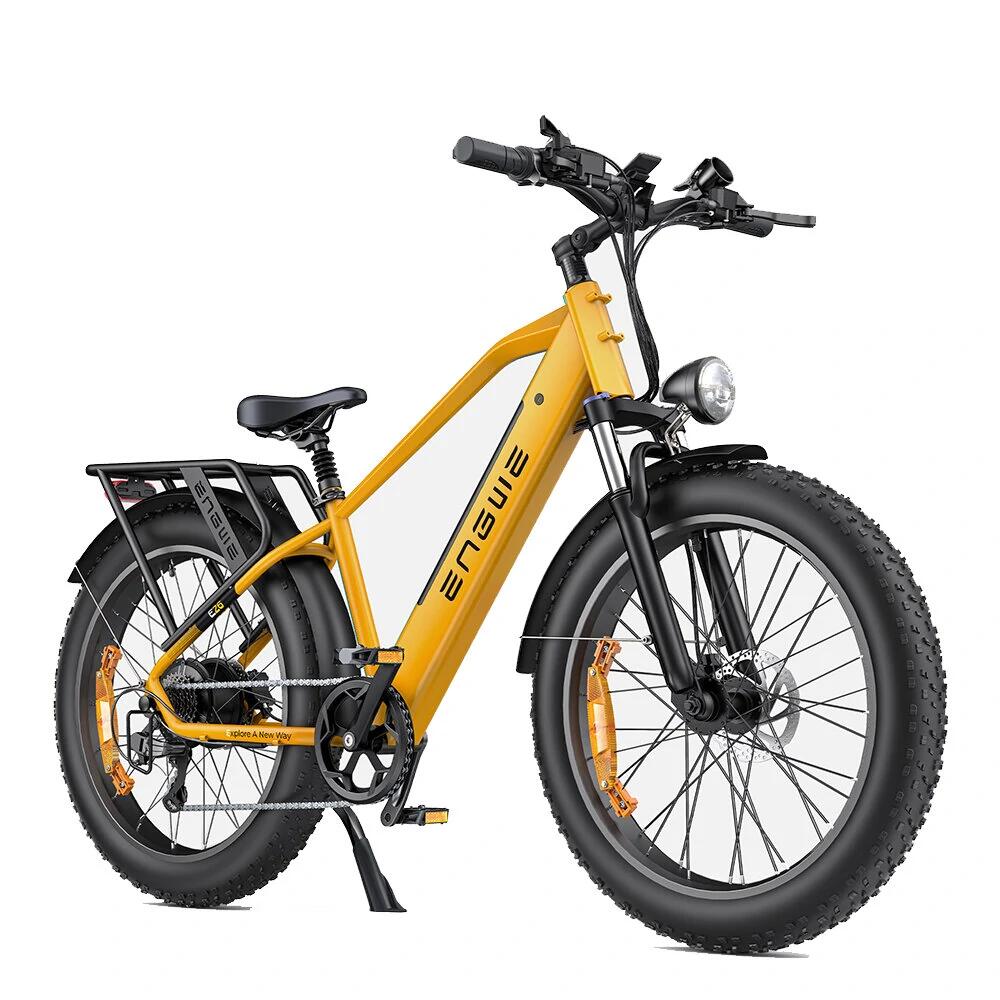 Bicicleta elétrica off-road ENGWE E26 250W 48V 16Ah com suspensão dupla