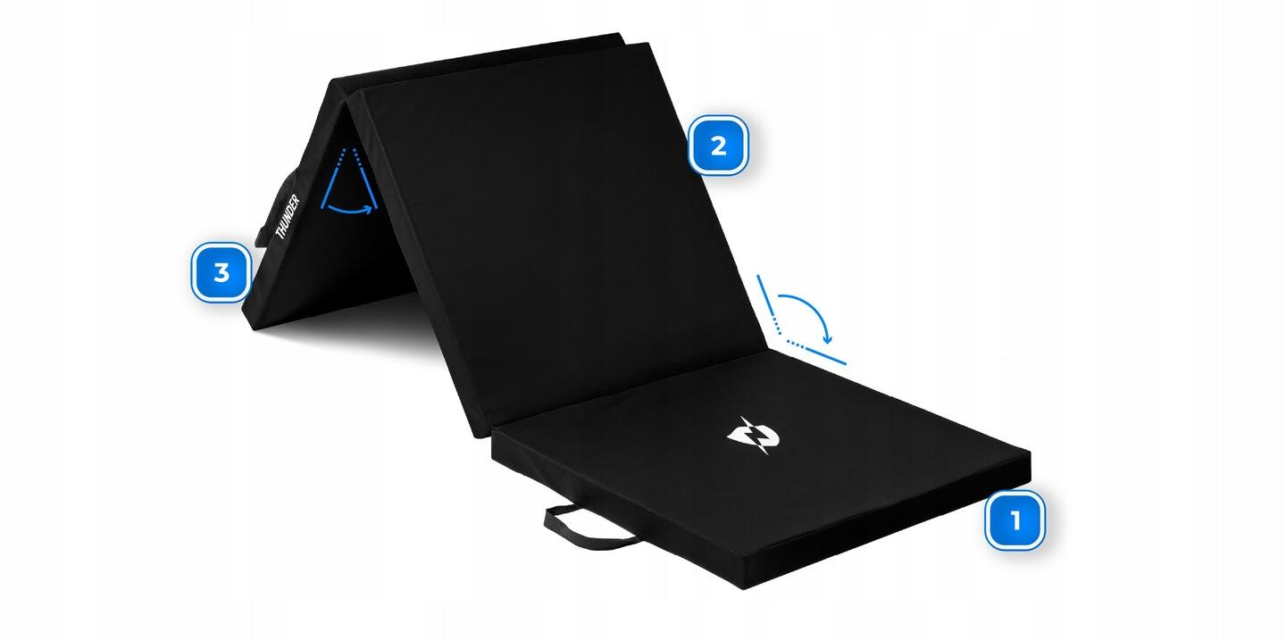 Matelas de gymnastique pliable pour exercices 180x60x4 7/7
