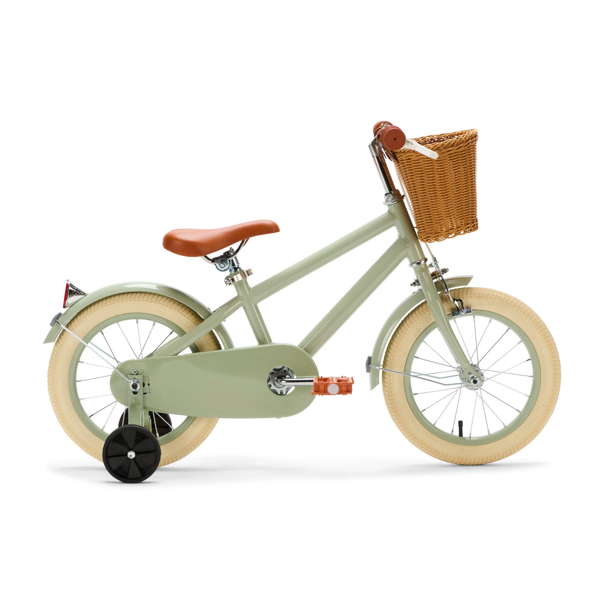 GENERATION Generation Retro 14 Zoll Grün – Kinderfahrrad mit Korb