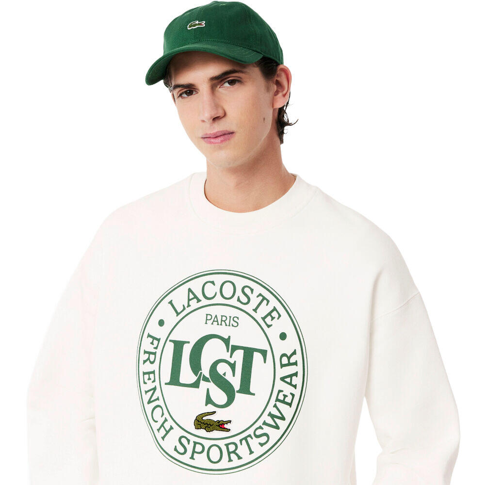 Sweat Lacoste modèle SH2897-SWT pour unisexe 4/5