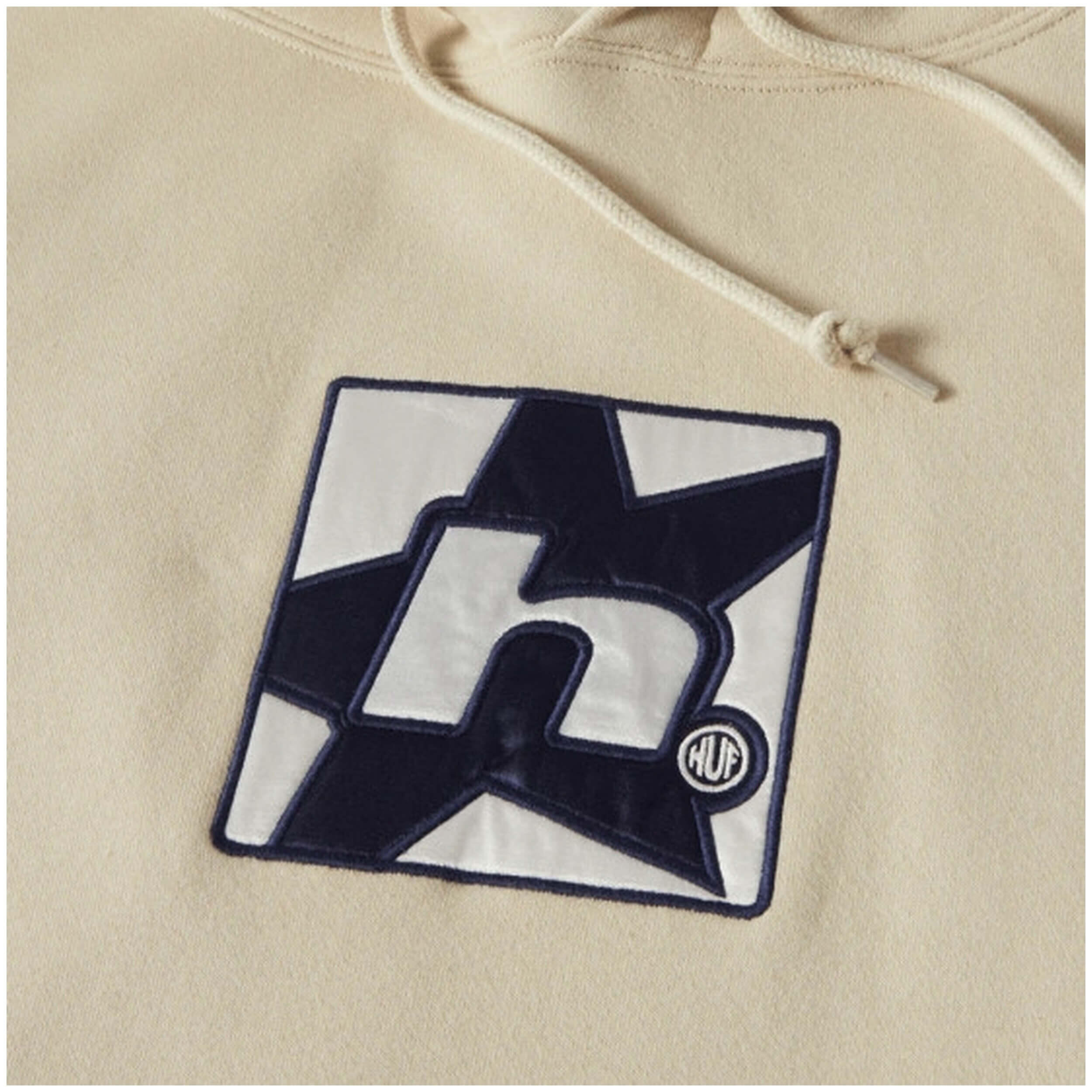 Felpa con cappuccio Huf modello PF00679-STONE per unisex 2/2
