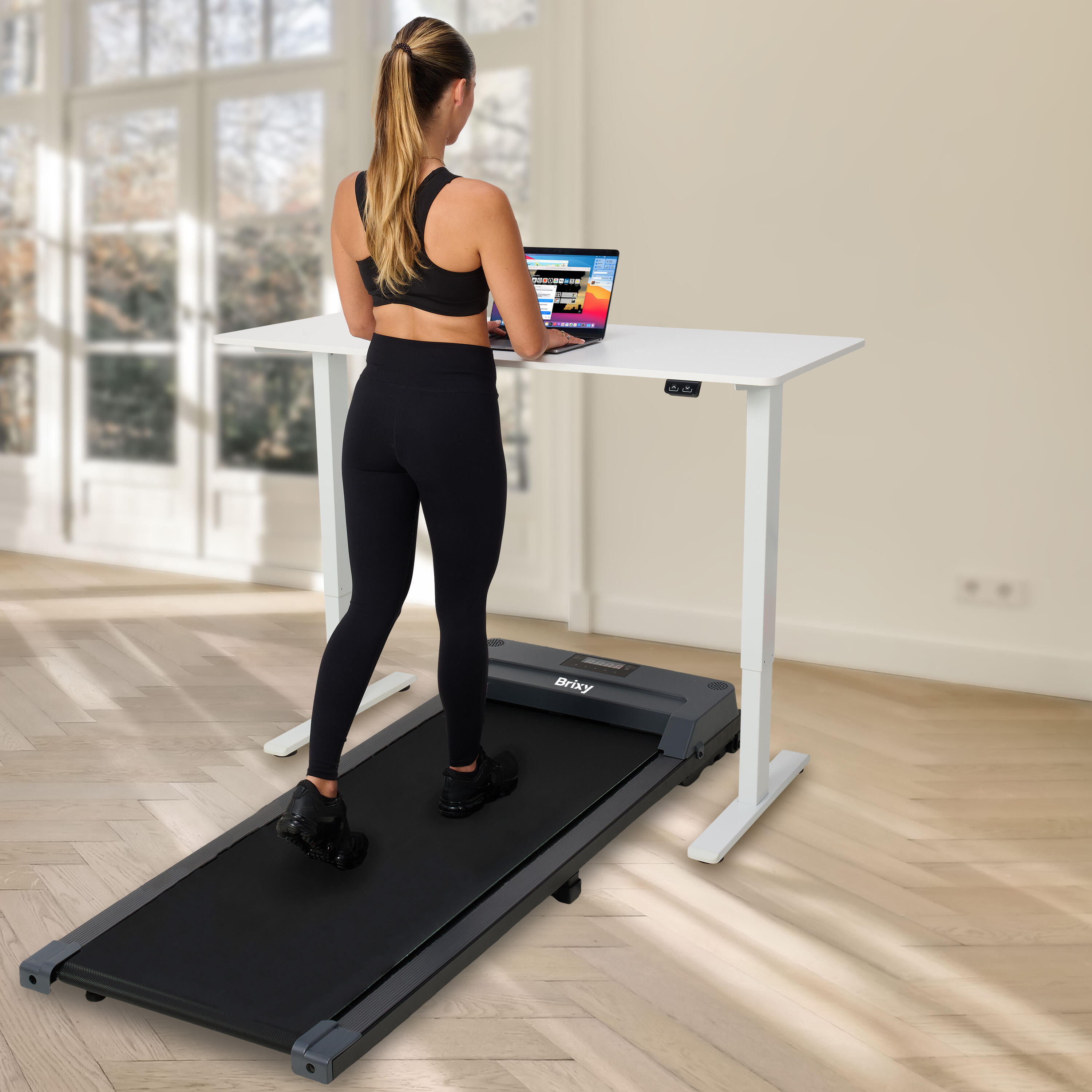 Infinity Walking Pad loopband 1-6 km/u Bluetooth afstandsbediening antraciet 3/7