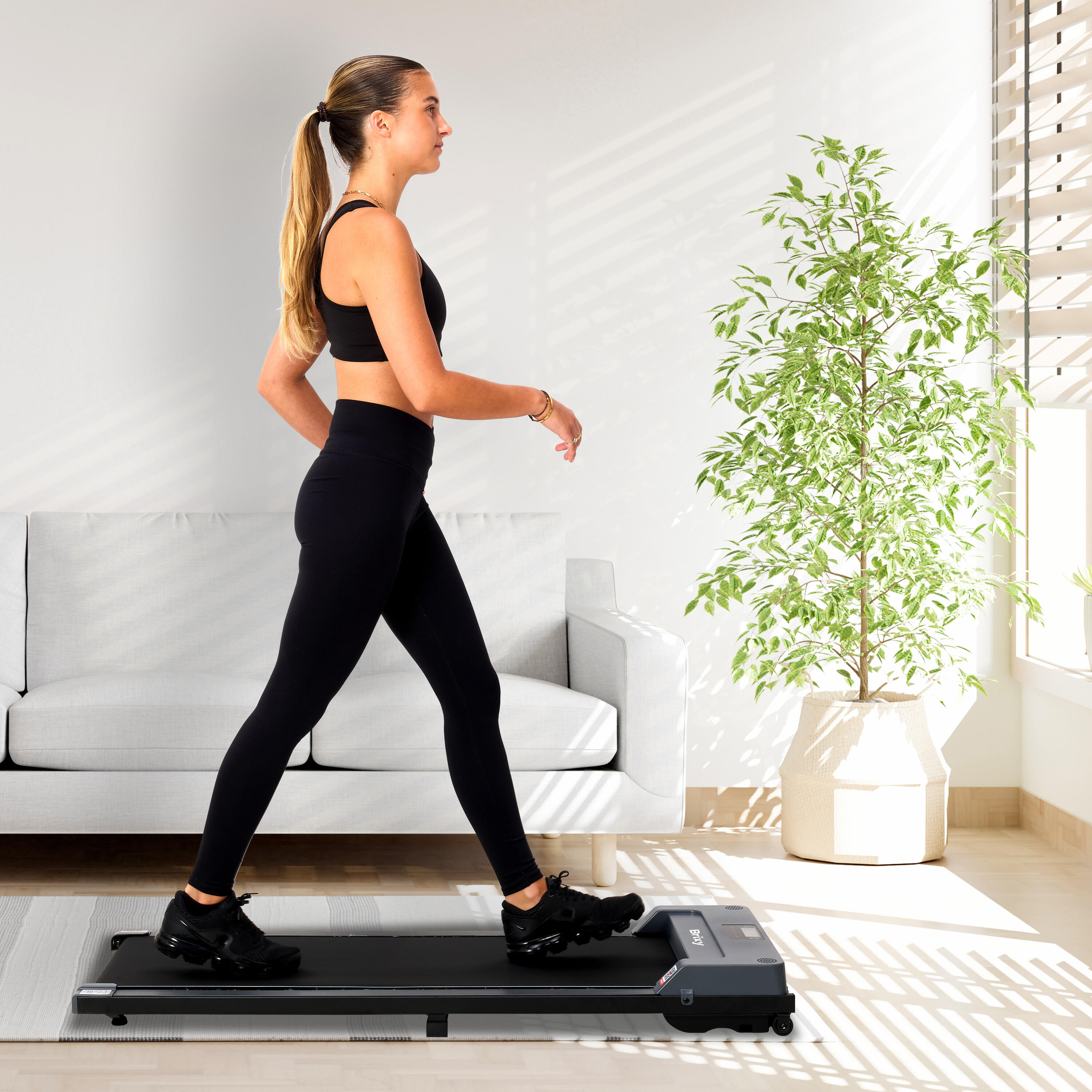 Infinity Walking Pad loopband 1-6 km/u Bluetooth afstandsbediening antraciet 6/7