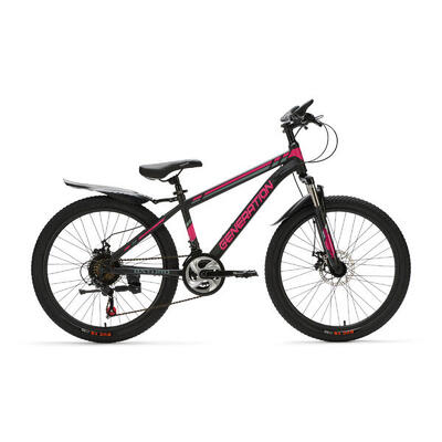 Generation Baturo mountain bike 24 pollici - Rosa - Parafanghi