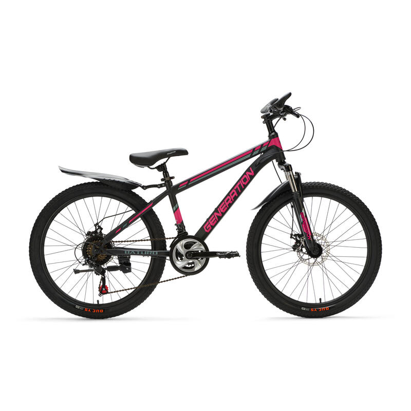 Generation Baturo  VTT 24 pouces - Rose - Garde-boue