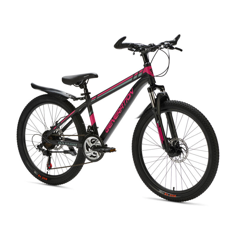 Generation Baturo  VTT 24 pouces - Rose - Garde-boue