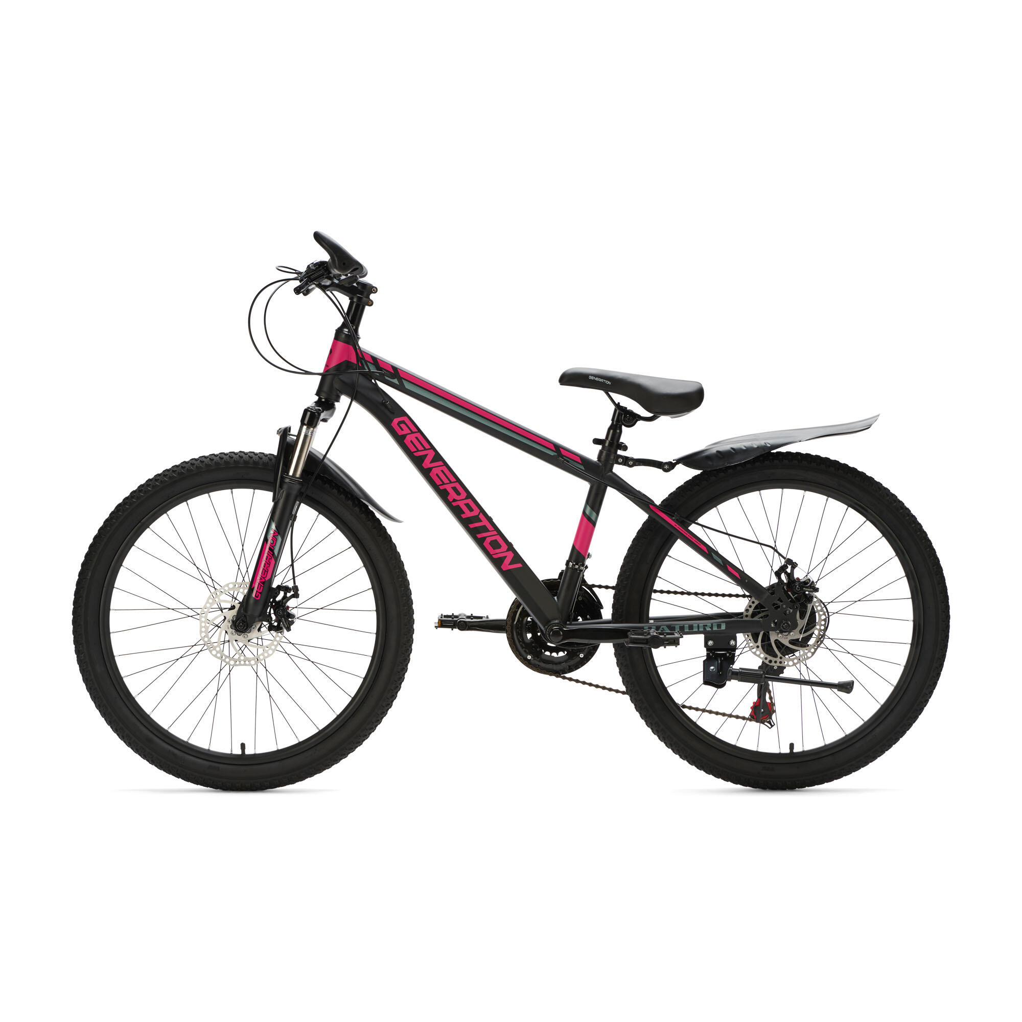 Generation Baturo mountainbike 24 inch - Roze - Spatborden 2/5