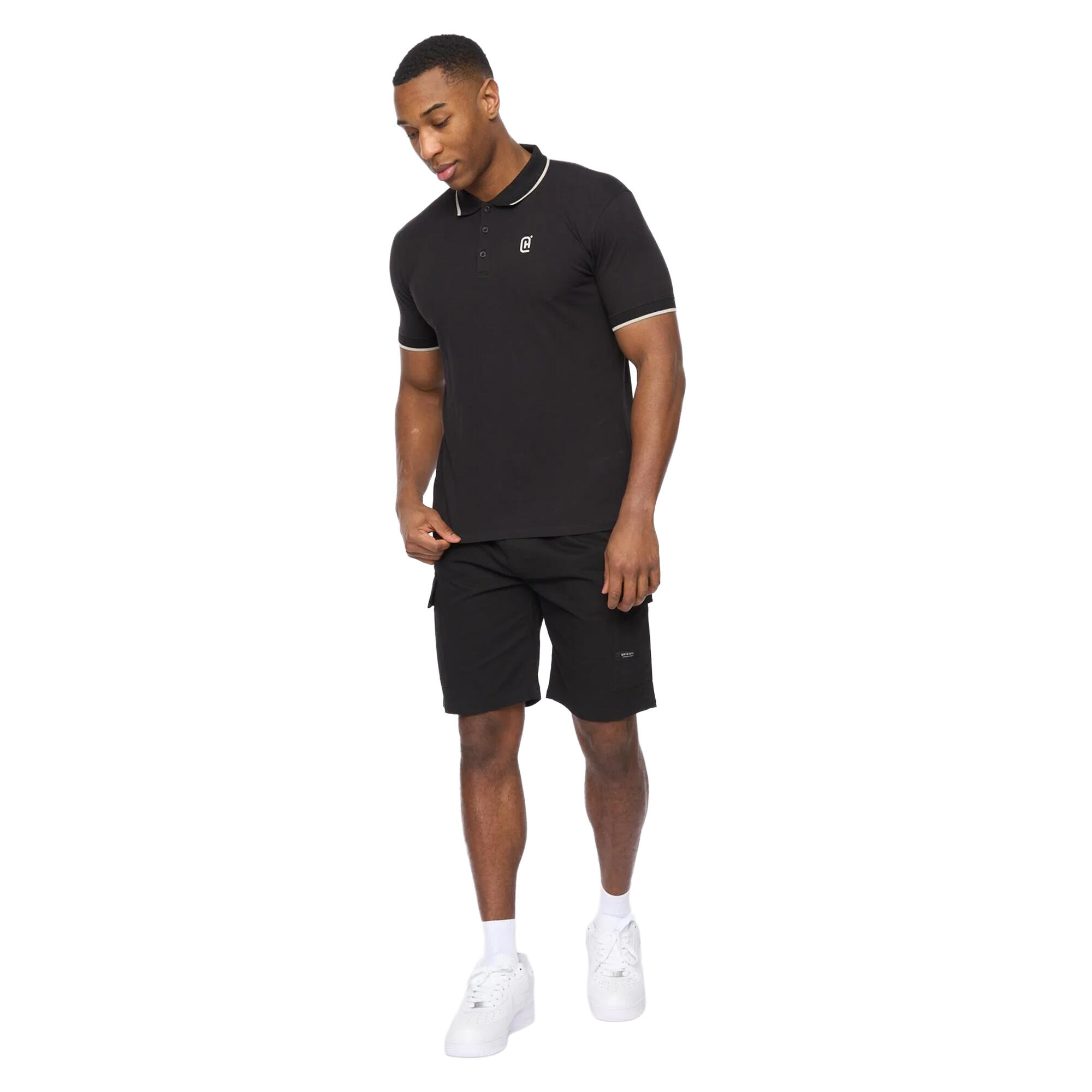 Mens Utilate Polo Shirt (Black) 3/3