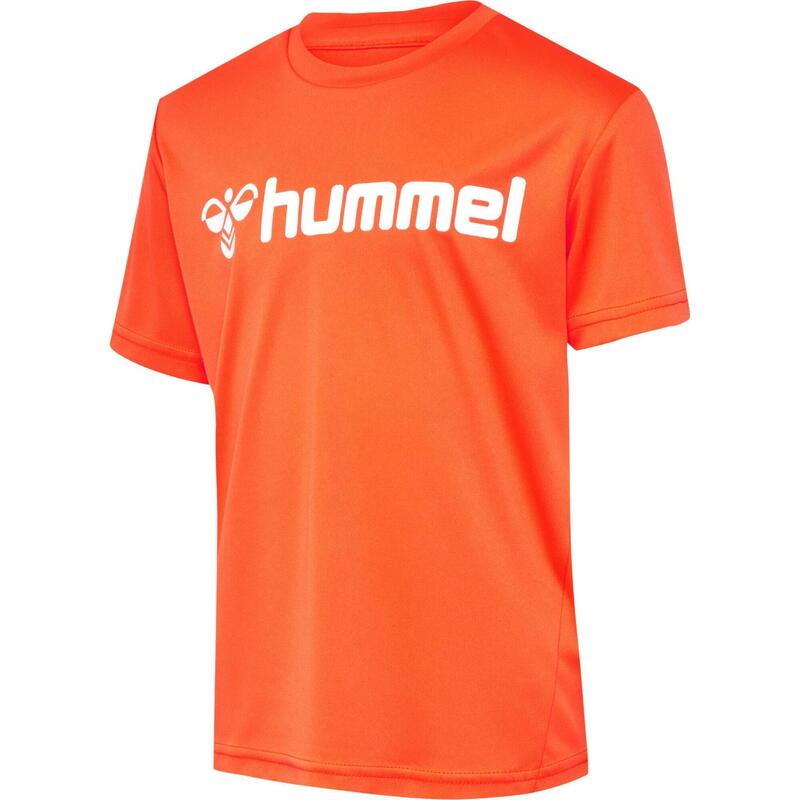 Hummel Koszulka poliestrowa sportowa Poly Logo Jersey Kids