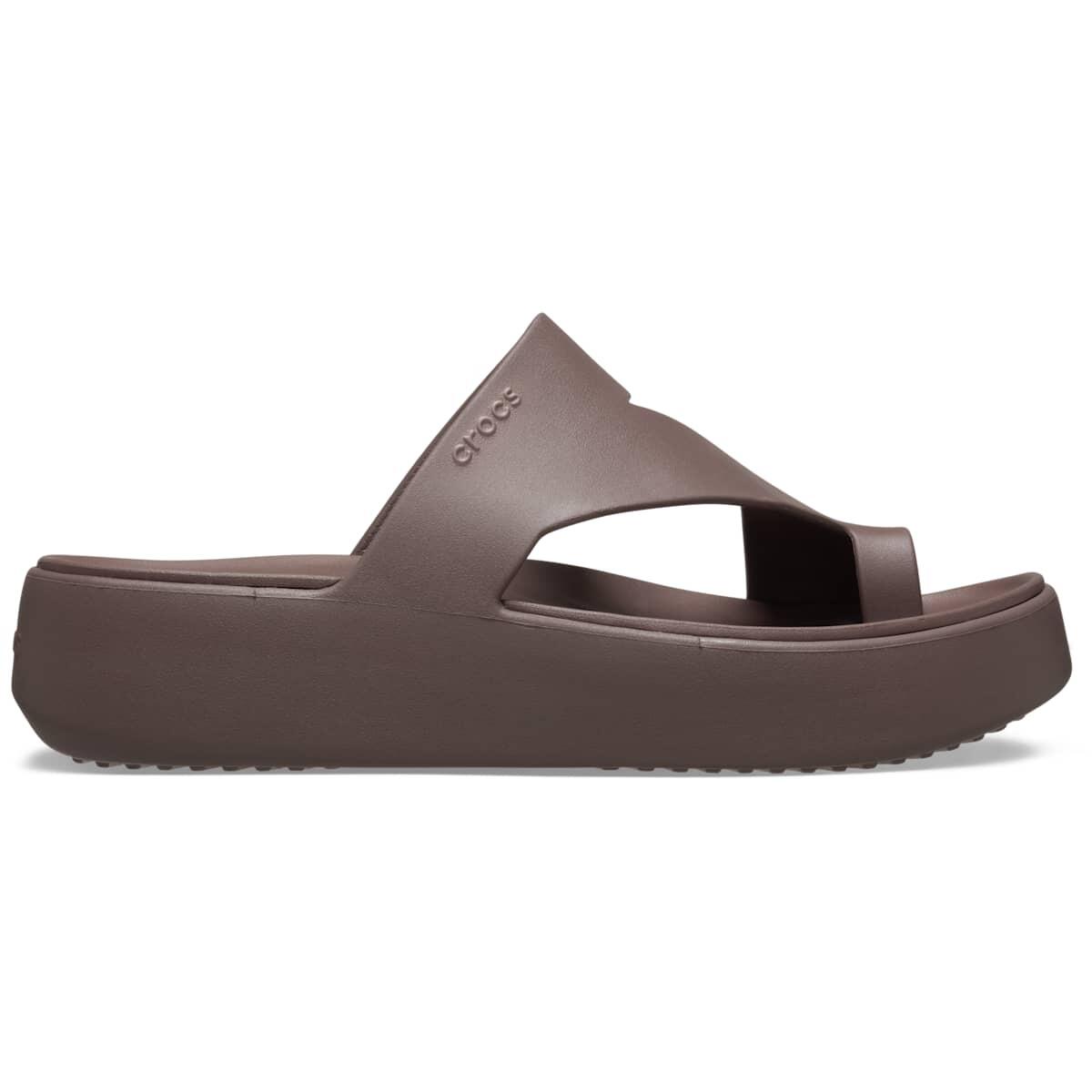 Crocs - Crocs Getaway Platform Toe Loop Women's Sandal - Sabots - Marron - 39/42 - Decathlon