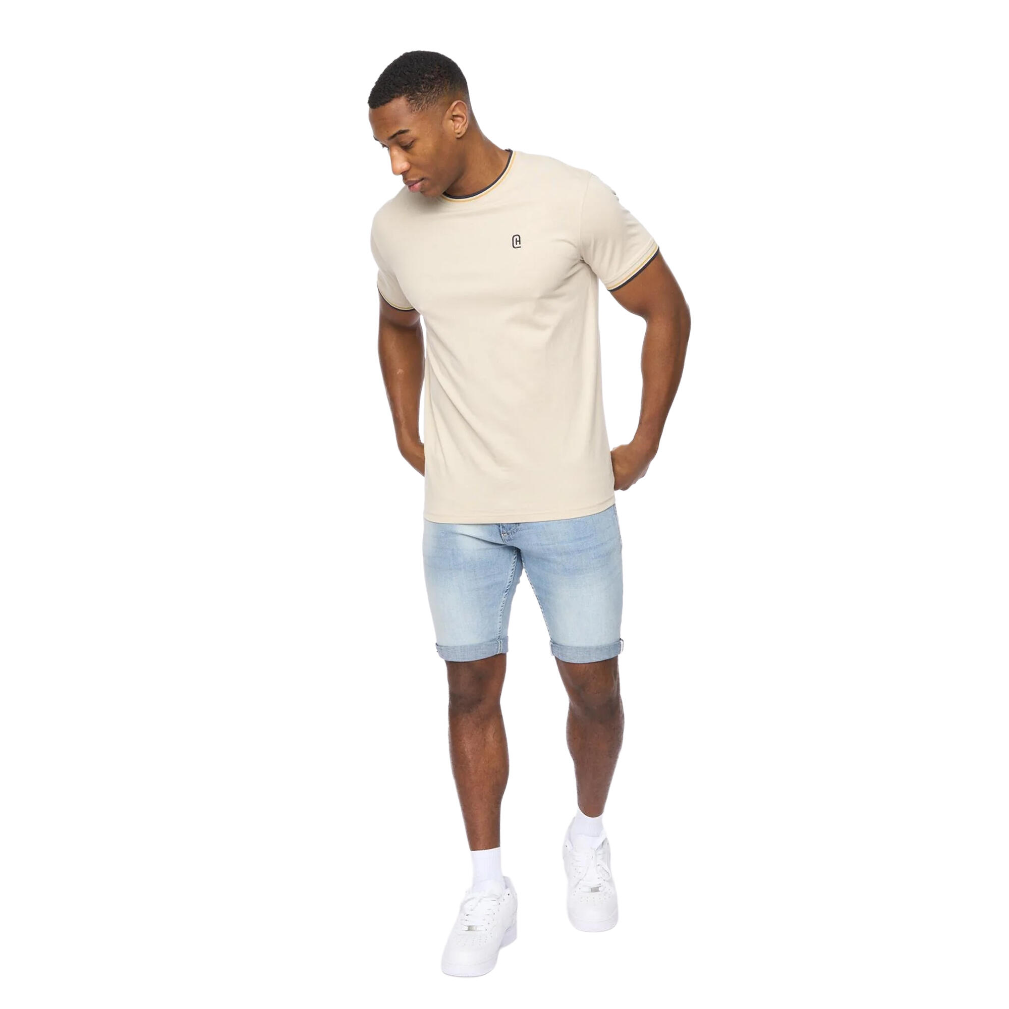 Mens Shellworth TShirt (Light Stone) 3/3